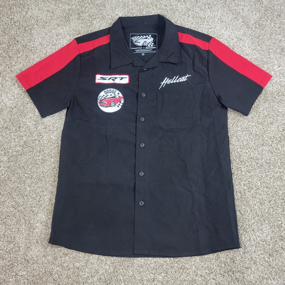 Dodge x Reason Limited Edition Collaboration Raise Hell Mens Medium Button Up SS